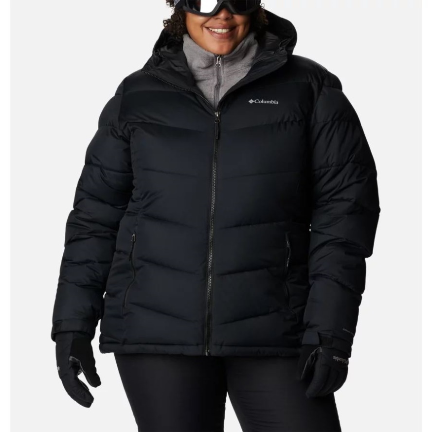 Women's Abbott Peak Insulated Jacket Plus Size Columbia Sale Black