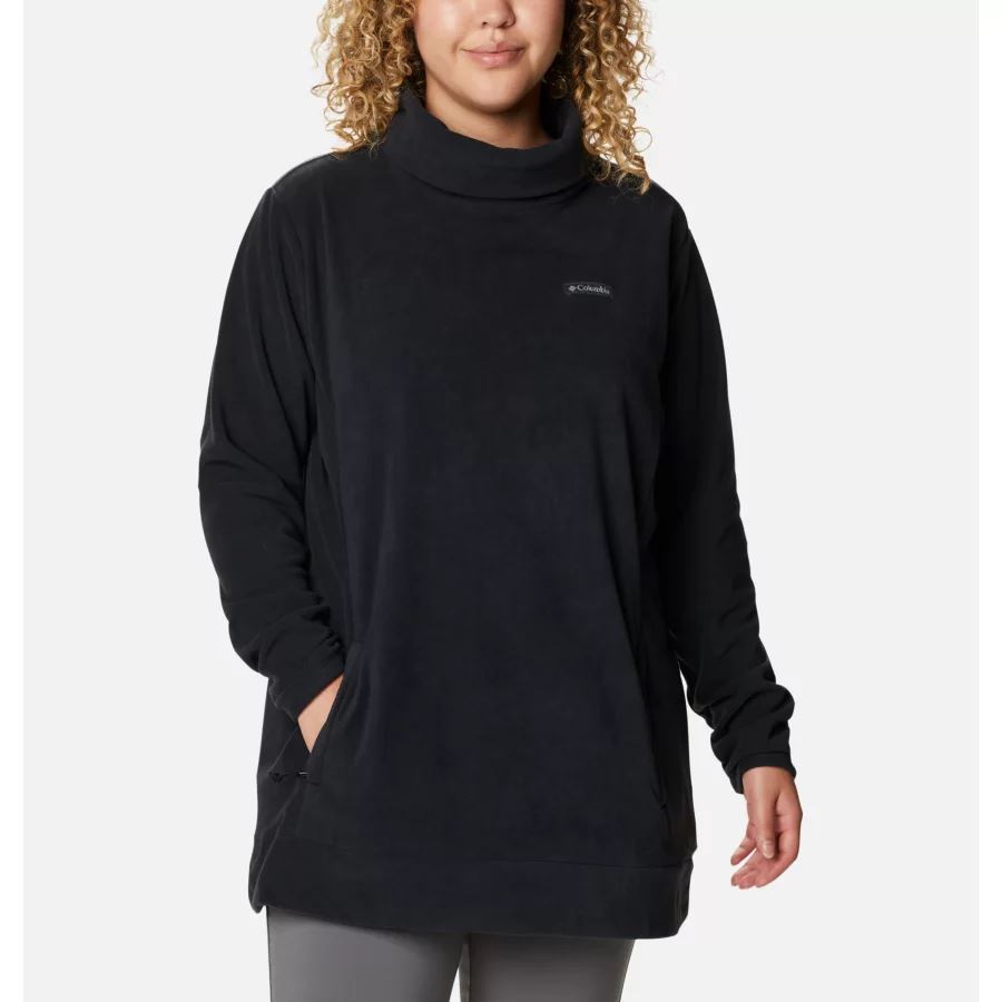 Women's Ali Peak Fleece Tunic Plus Size Black Columbia Sale