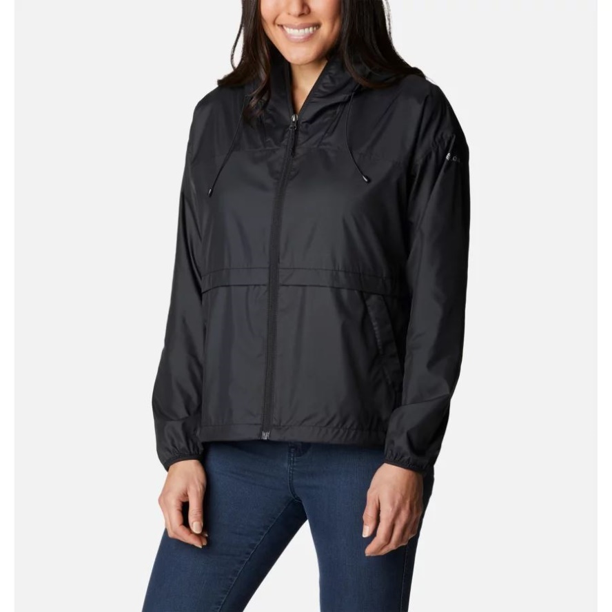 Women's Alpine Chill Windbreaker Jacket Columbia Sale Black