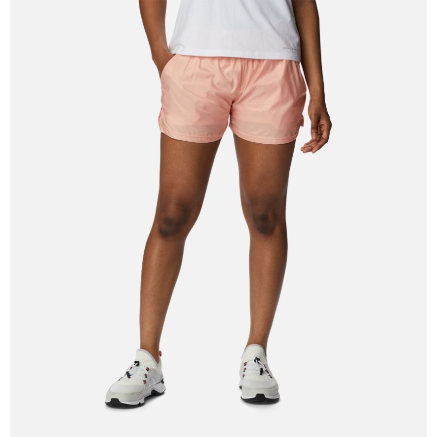 Women's Alpine Chill Zero Iridescent Shorts Pink Dawn Iridescent Columbia Sale