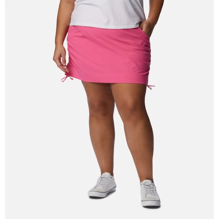 Women's Anytime Casual Skort Plus Size Columbia Sale Wild Geranium