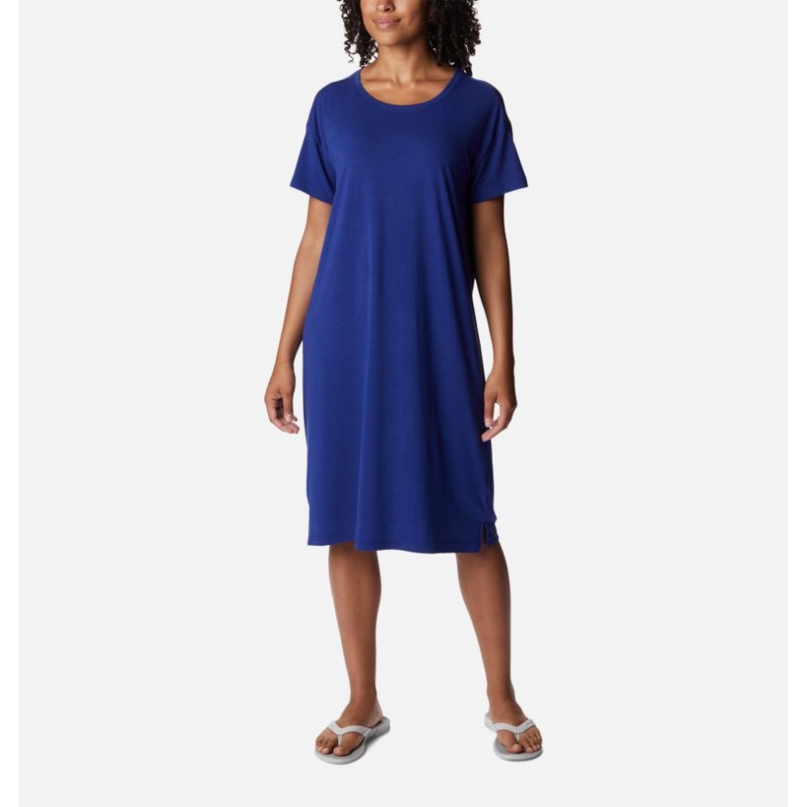 Women's Anytime Knit Tee Dress Columbia Sale Dark Sapphire