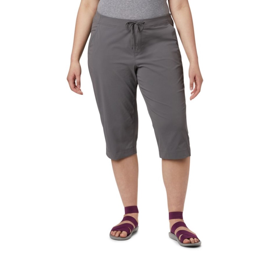Women's Anytime Outdoor Capris Plus Size Columbia Sale City Grey