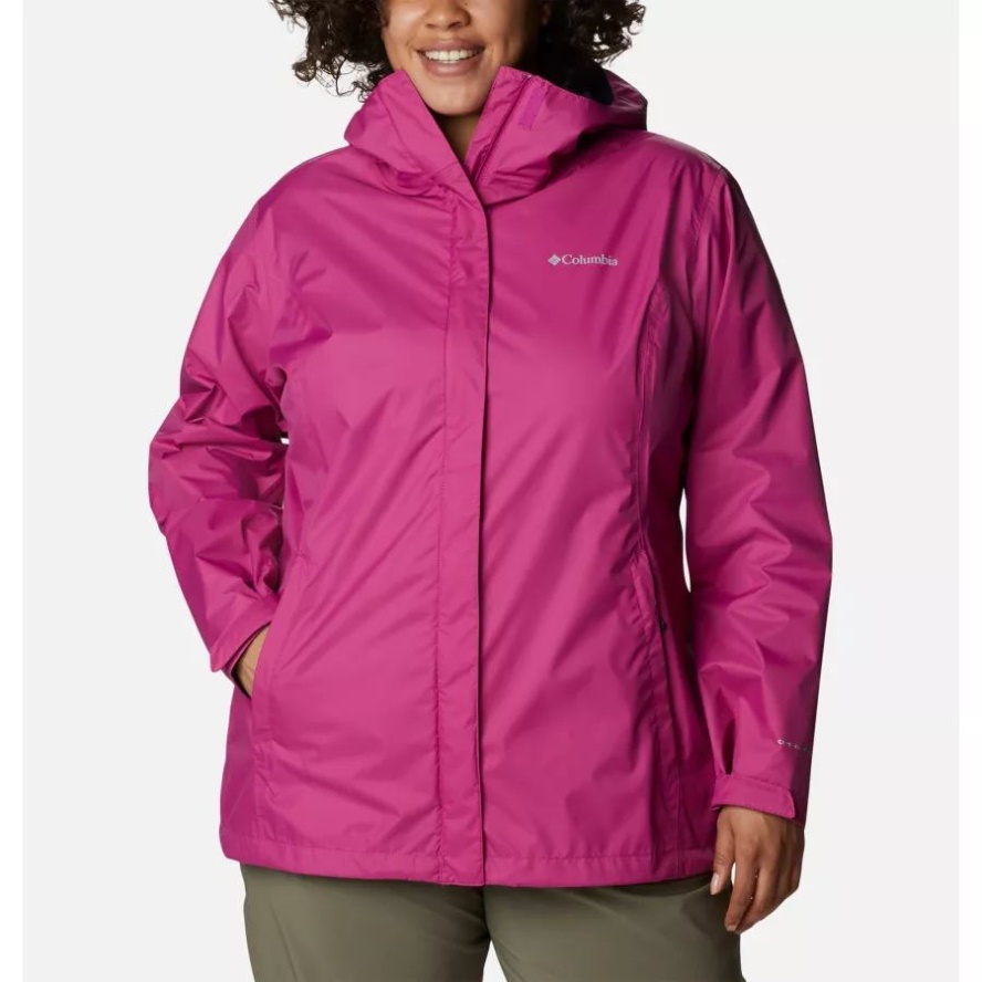 Women's Arcadia II Jacket Plus Size Columbia Sale Wild Fuchsia