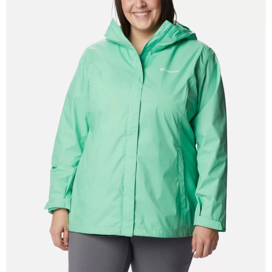 Women's Arcadia II Jacket Plus Size Light Jade Columbia Sale