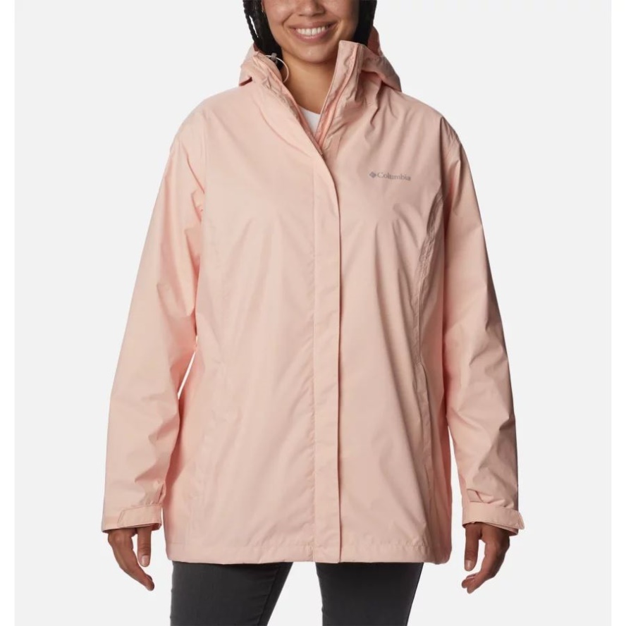 Women's Arcadia II Jacket Plus Size Peach Blossom Columbia Sale