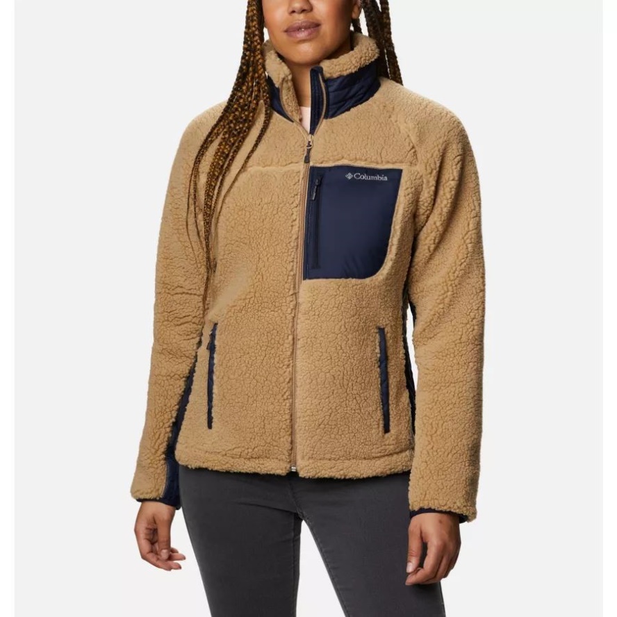 Women's Archer Ridge II Sherpa Jacket Beach/Dark Nocturnal Columbia Sale