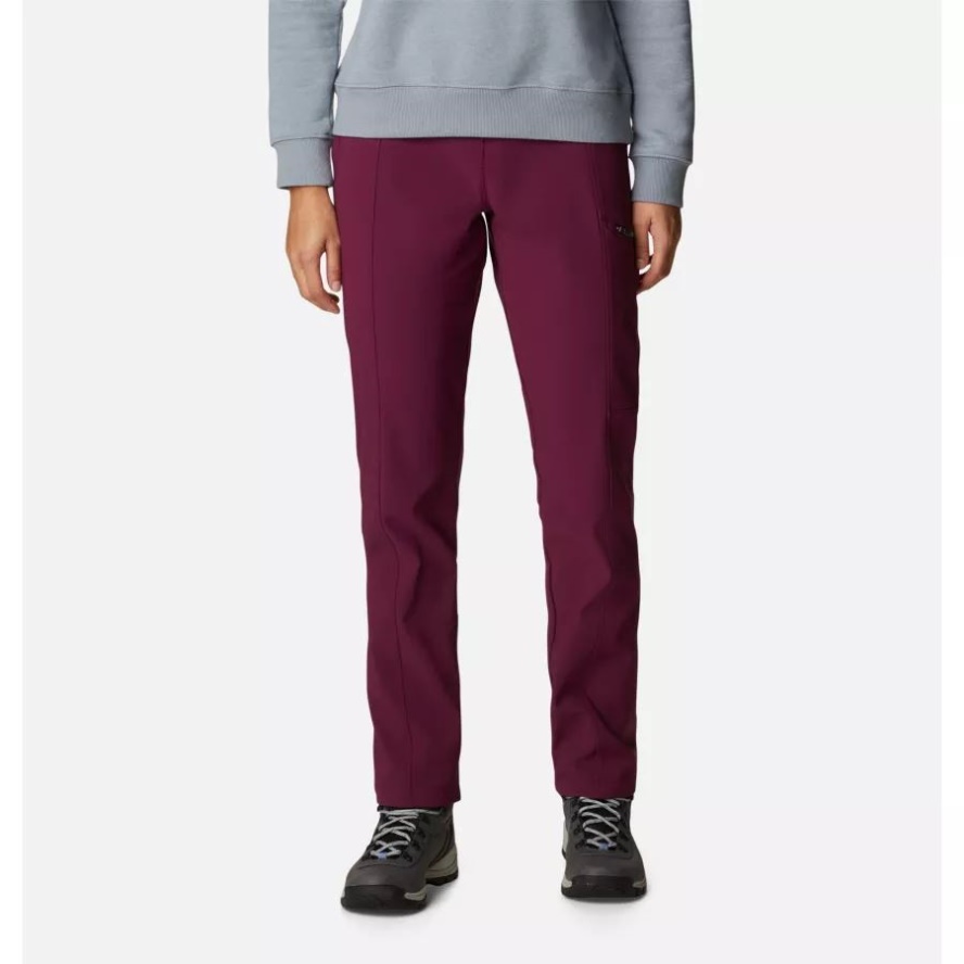 Women's Back Beauty Highrise Warm Winter Pants Columbia Sale Marionberry