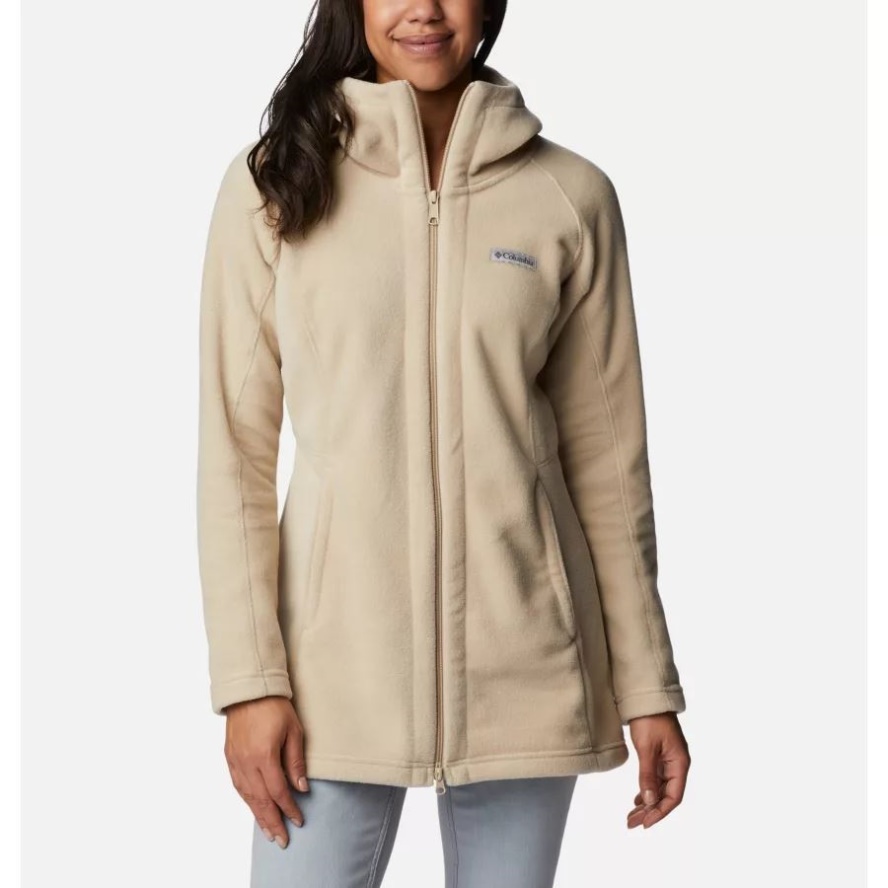 Women's Benton Springs II Long Hoodie Ancient Fossil Columbia Sale
