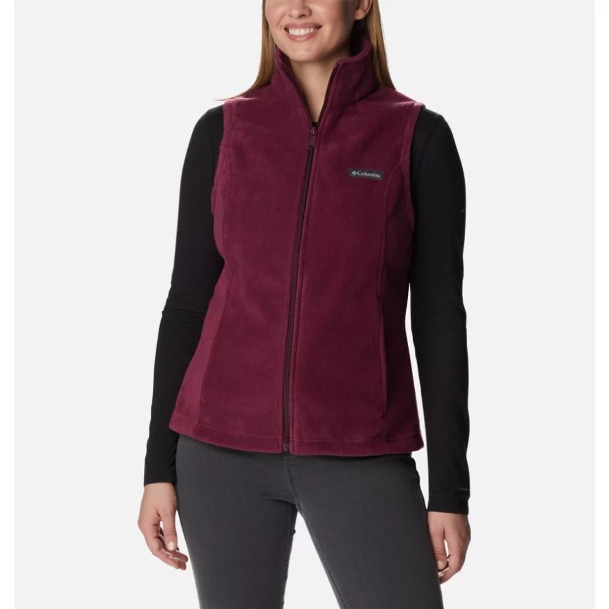 Women's Benton Springs Vest Marionberry Columbia Sale