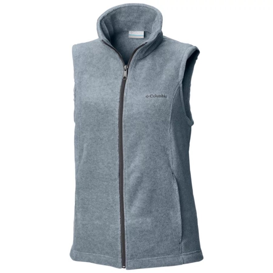 Women's Benton Springs Vest Plus Size Columbia Sale Cirrus Grey Heather