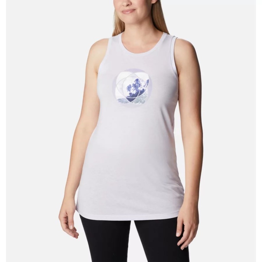 Women's Bluff Mesa Tank Purple Tint Heather/Meditation Isle Grx Columbia Sale