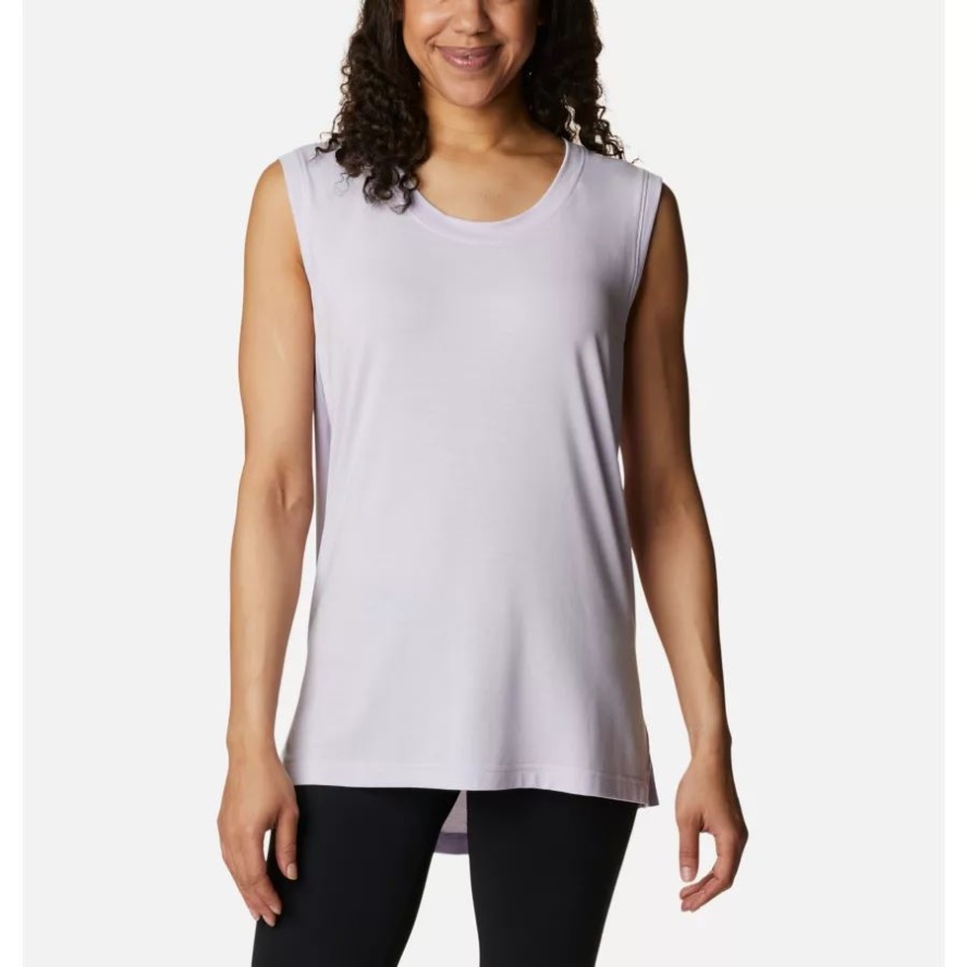 Women's Boundless Beauty Tank Purple Tint Columbia Sale