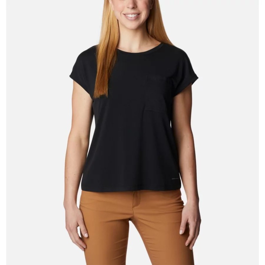 Women's Boundless Trek T-Shirt Columbia Sale Black