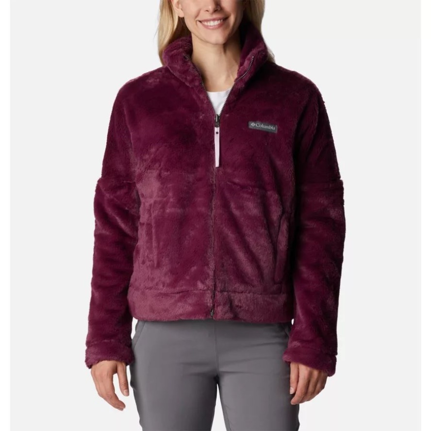 Women's Bundle Up Fleecec Jacket Marionberry/Aura Reversible Columbia Sale