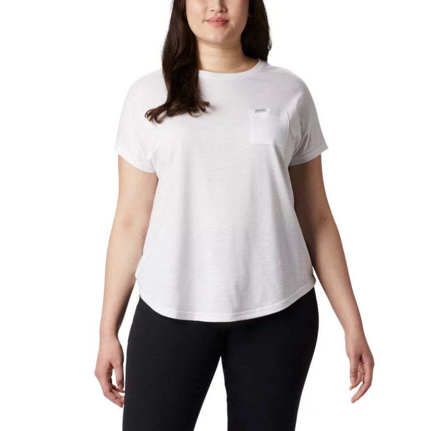 Women's Cades Cape T-Shirt Plus Size Columbia Sale White