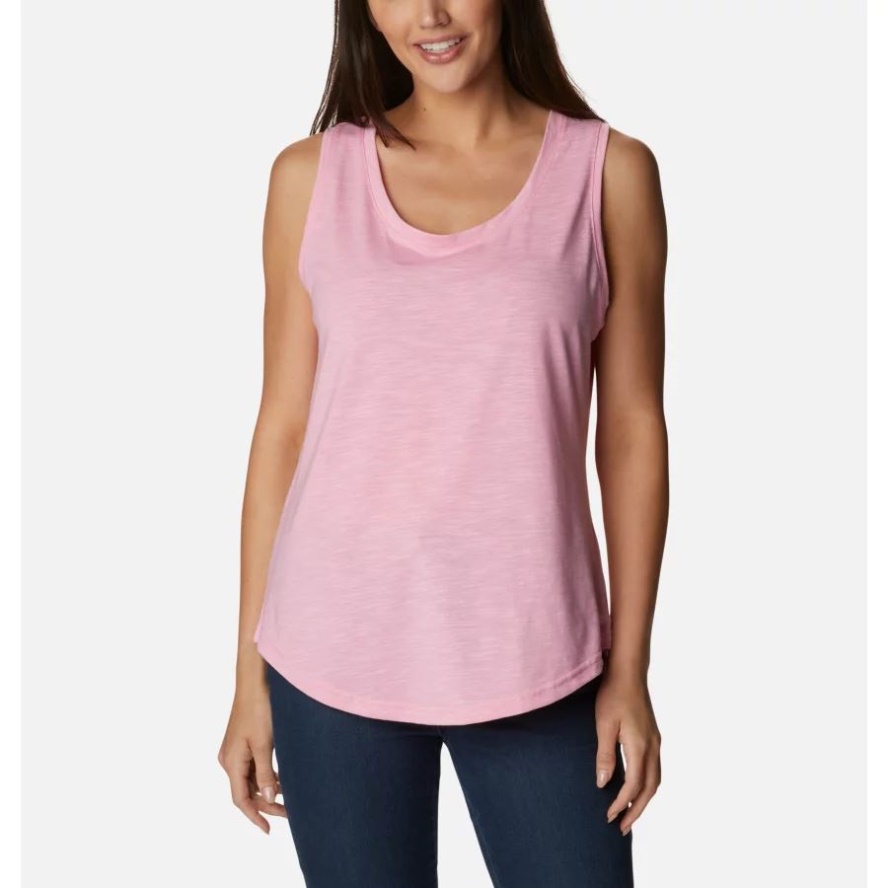 Women's Cades Cape Tank Wild Rose Columbia Sale