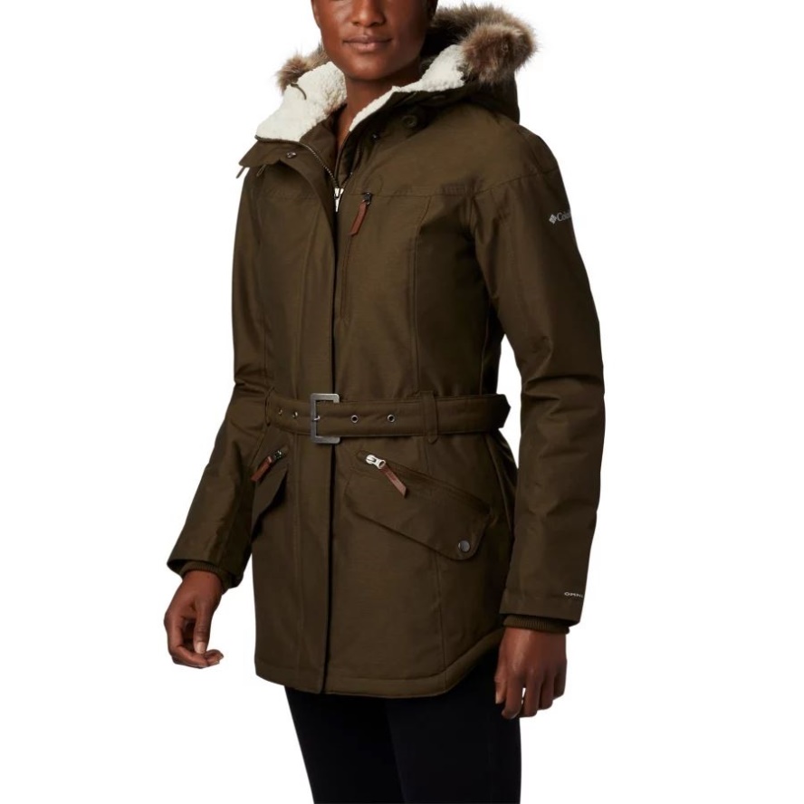 Women's Carson Pass II Jacket Columbia Sale Olive Green