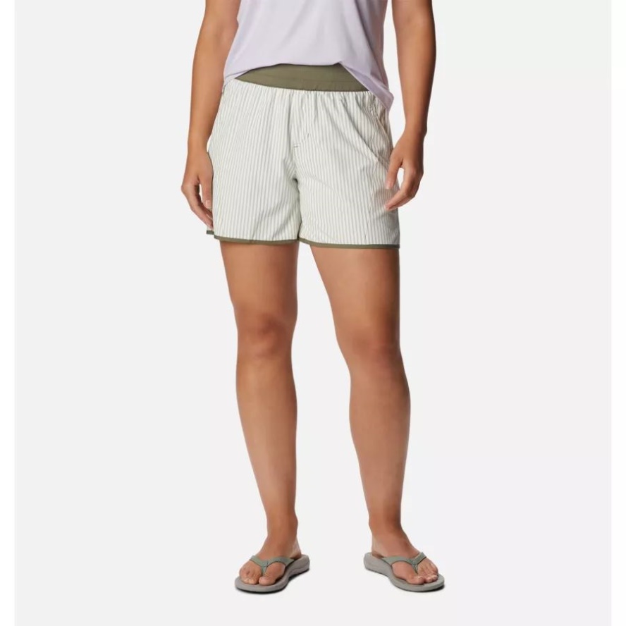 Women's Claudia Ridge Shorts Columbia Sale Stone Green