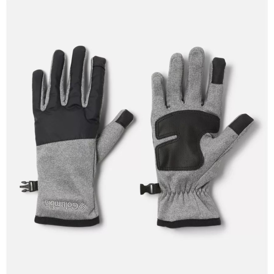 Women's Cloudcap Fleece Gloves City Grey Heather/Black Columbia Sale