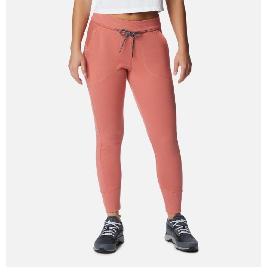 Women's Columbia Sale Lodge Knit Jogger Dark Coral Columbia Sale