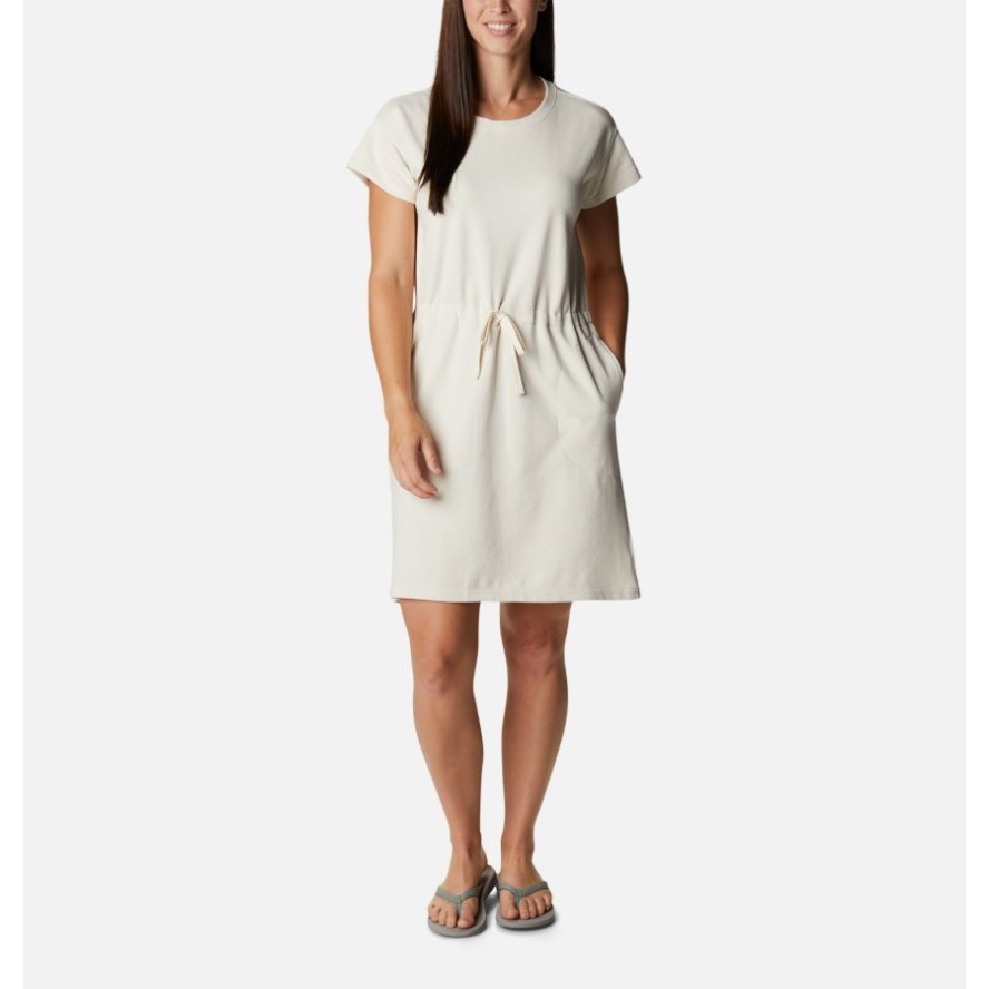 Women's Columbia Sale Trek French Terry Dress Columbia Sale Chalk