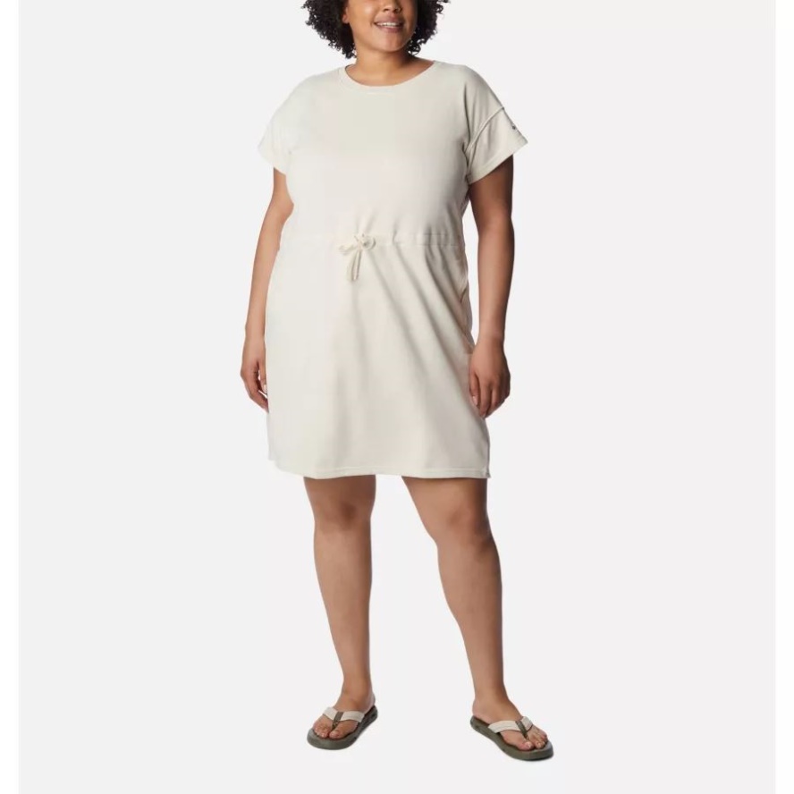 Women's Columbia Sale Trek French Terry Dress Plus Size Columbia Sale Chalk