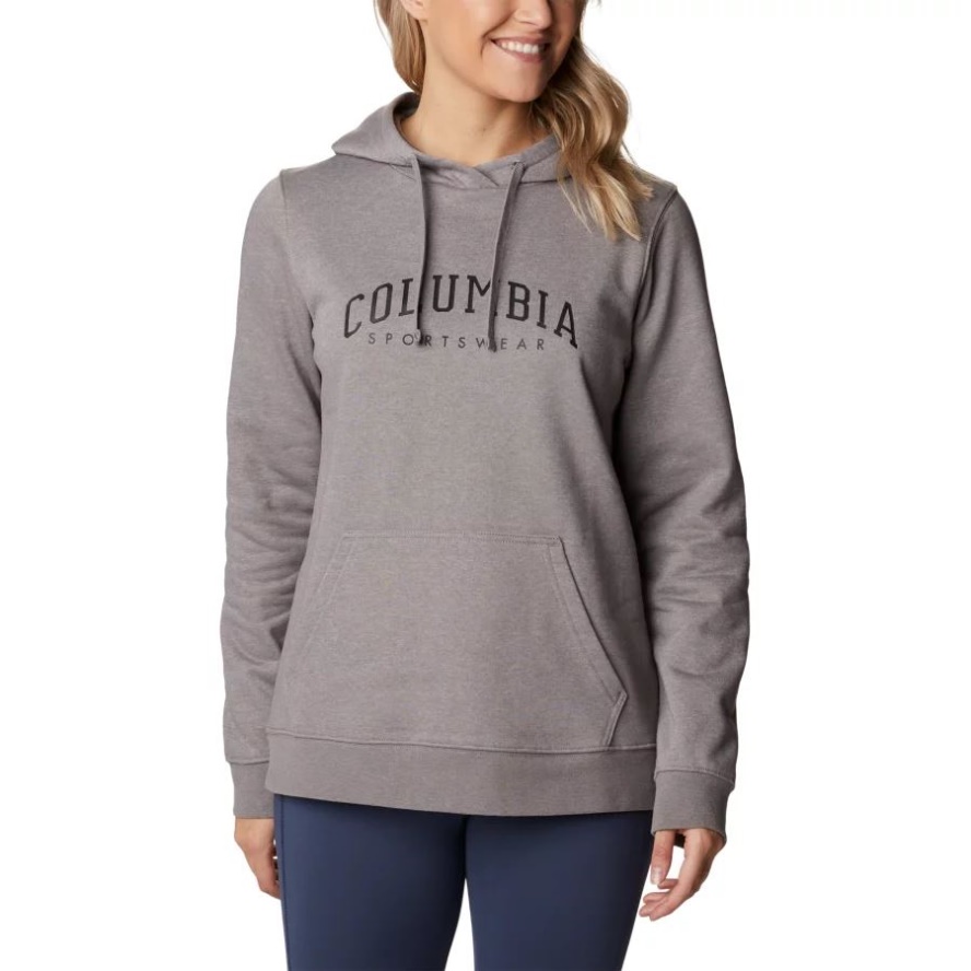 Women's Columbia Sale Trek Graphic Hoodie Light Grey Heather/CSC Collegiate Columbia Sale