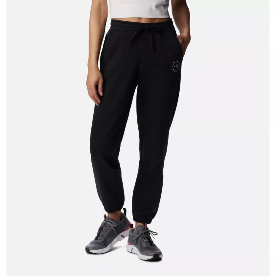 Women's Columbia Sale Trek Joggers Black/Stamp Stencil Columbia Sale