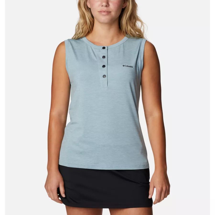 Women's Coral Ridge Sleeveless Top Stone Blue Columbia Sale