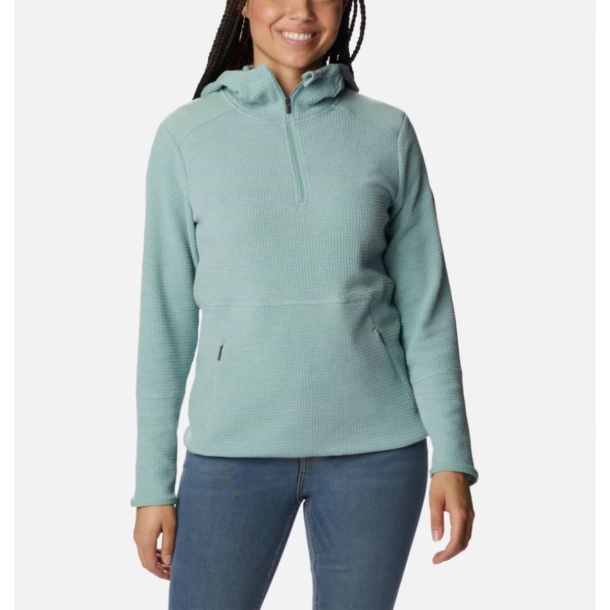 Women's Cottage Creek Half Zip Aqua Tone Columbia Sale
