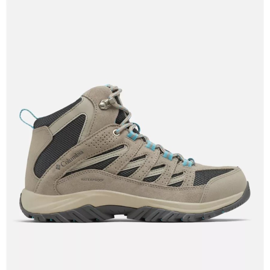 Women's Crestwood Mid Waterproof Hiking Boot Columbia Sale Dark Grey/Kettle