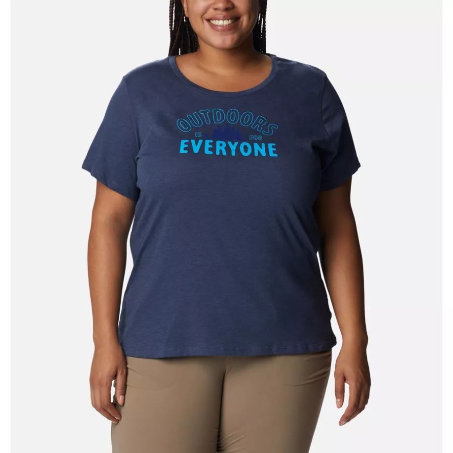 Women's Daisy Days Graphic T-Shirt Plus Size Columbia Sale Nocturnal Heather/Seek Outdoors