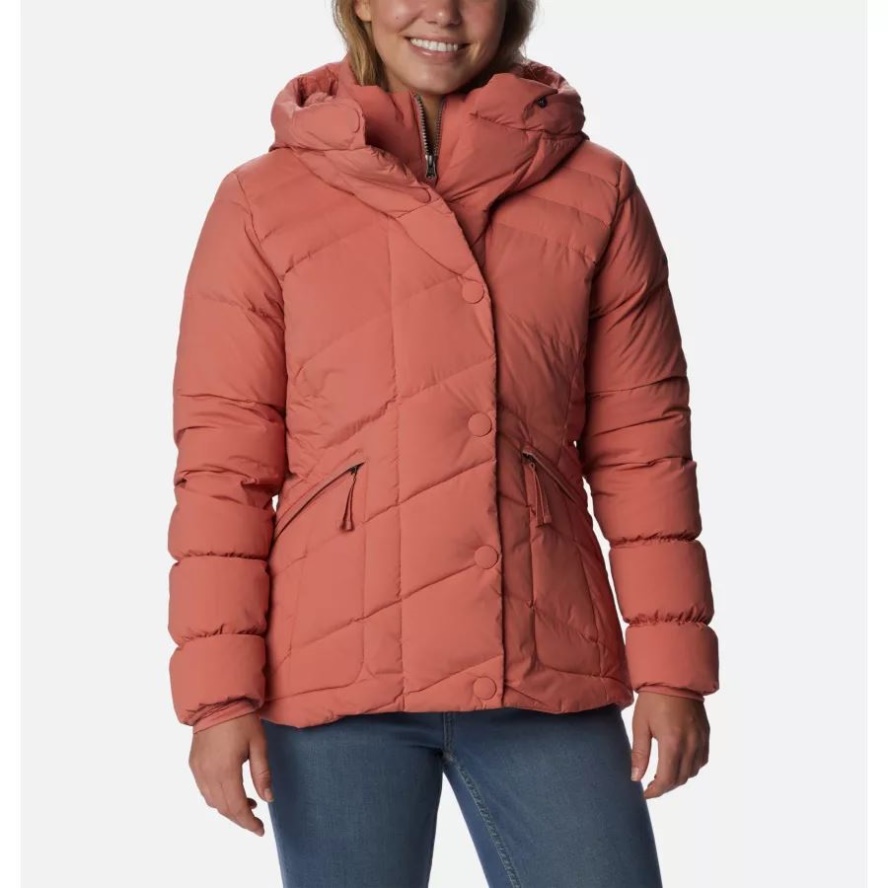 Women's Ember Springs Down Jacket Columbia Sale Dark Coral