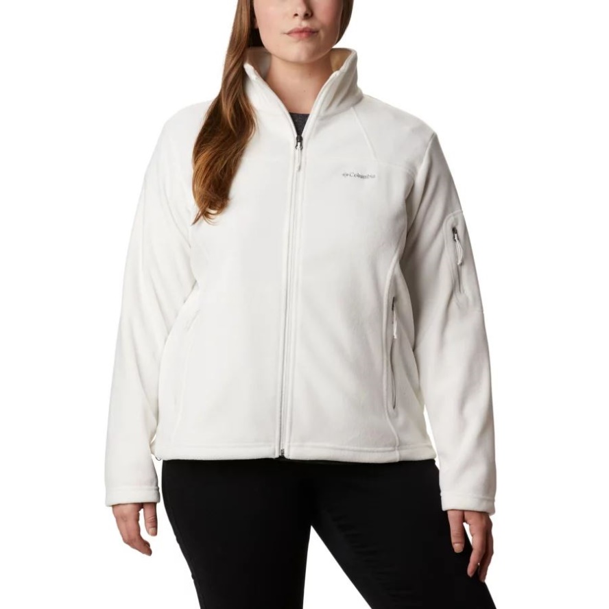 Women's Fast Trek II Jacket Plus Size Columbia Sale Sea Salt