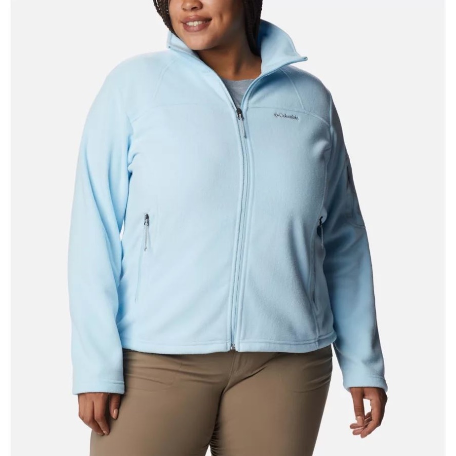 Women's Fast Trek II Jacket Plus Size Columbia Sale Spring Blue