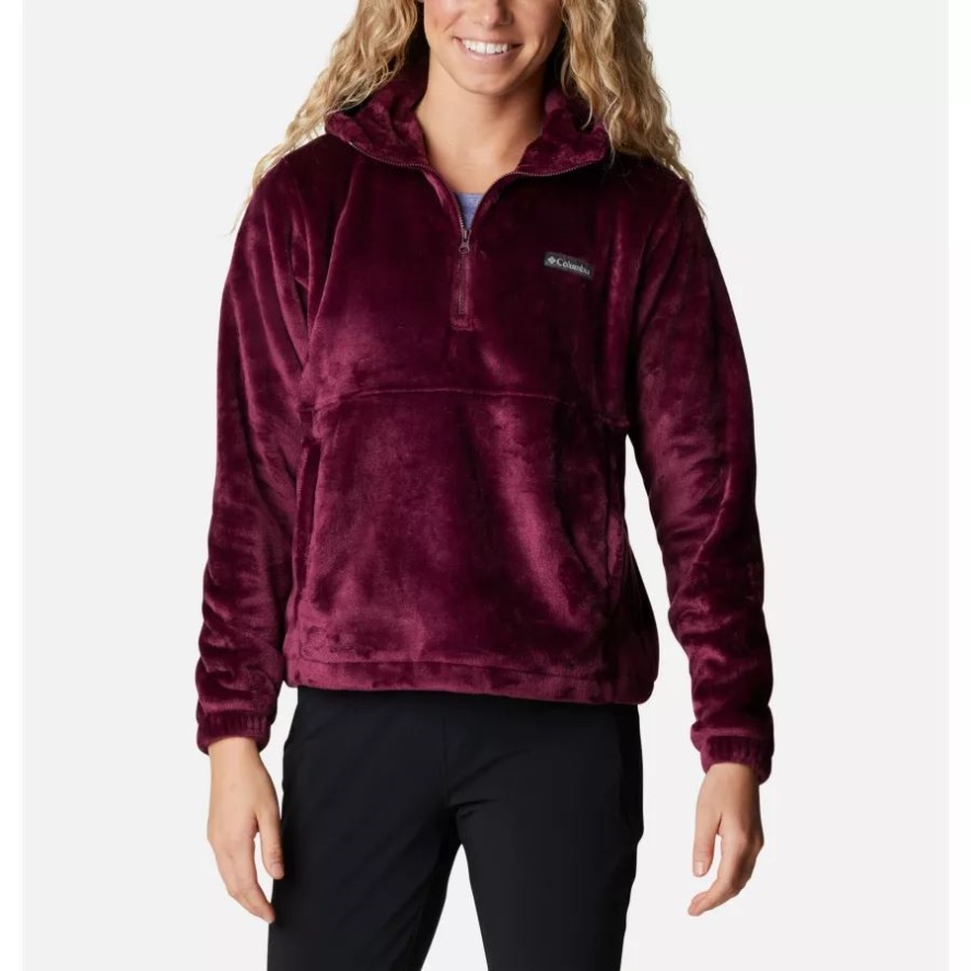 Women's Fire Side Fleece Hoodie Columbia Sale Marionberry