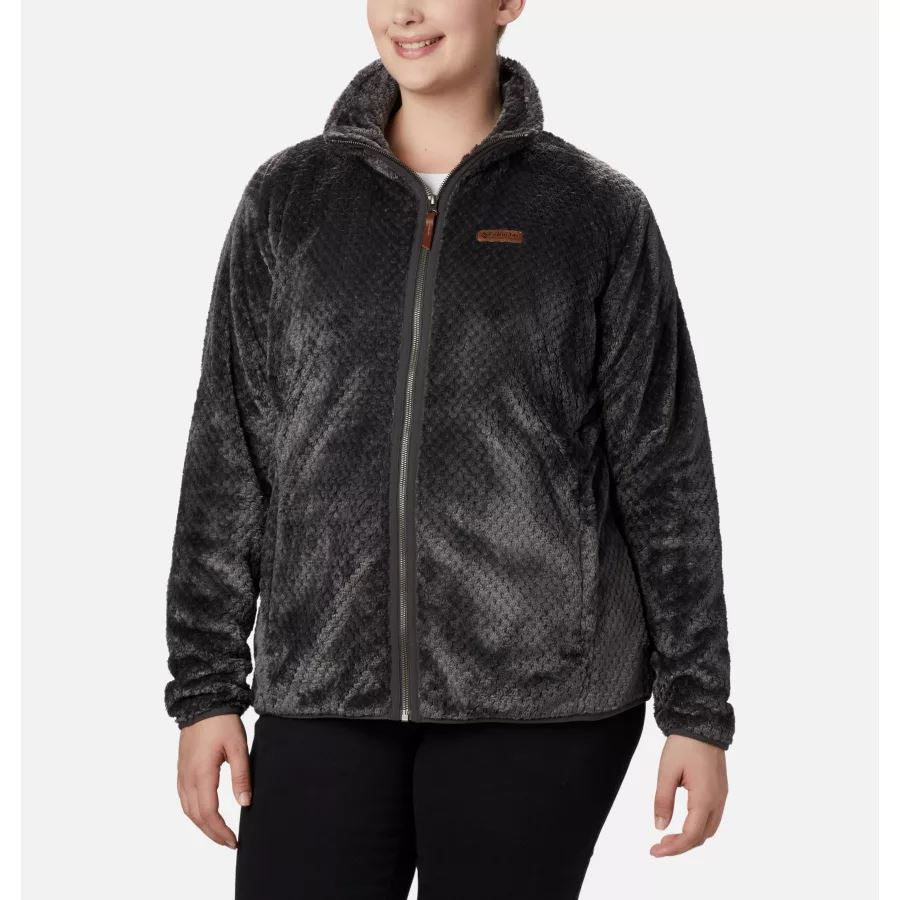 Women's Fire Side II Plush Full Zip Fleece Plus Size Shark Columbia Sale