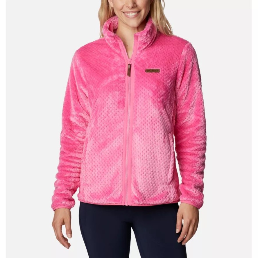 Women's Fire Side II Sherpa Full Zip Fleece Wild Geranium Columbia Sale