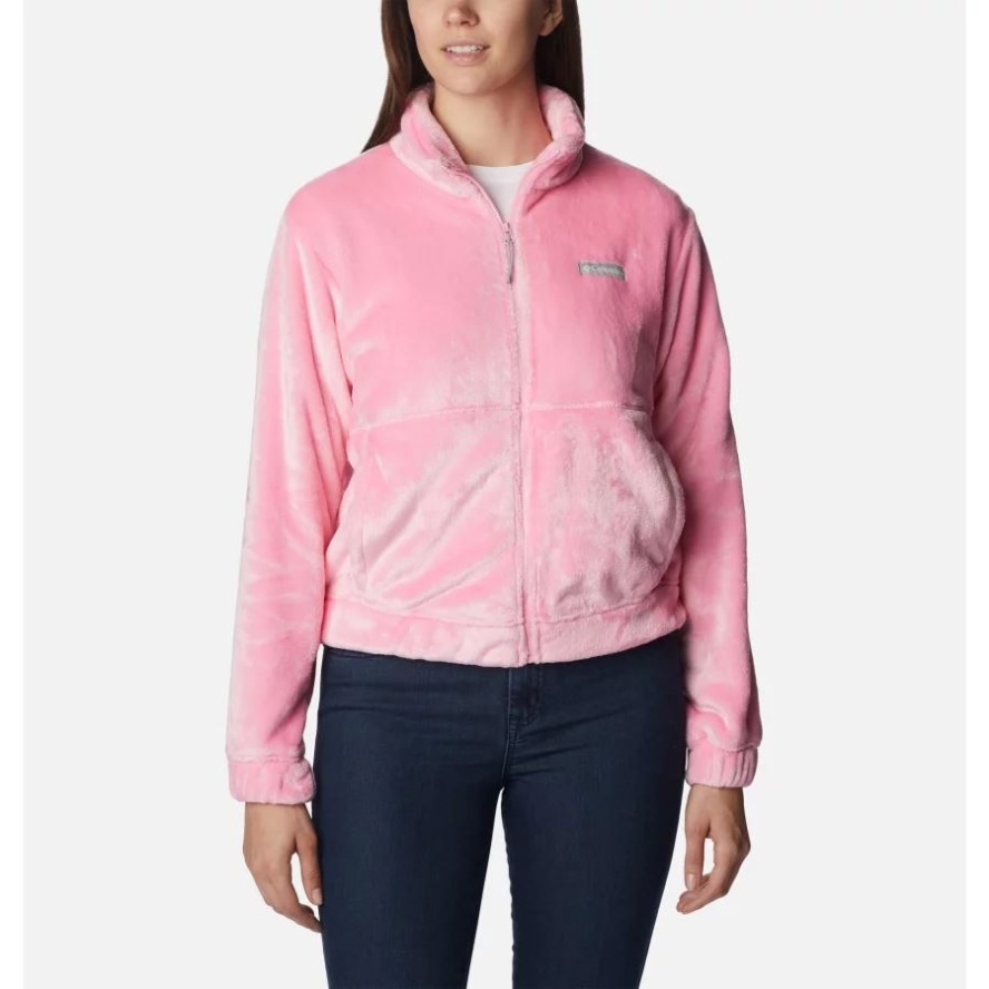 Women's Fireside Full Zip Jacket Wild Rose Columbia Sale