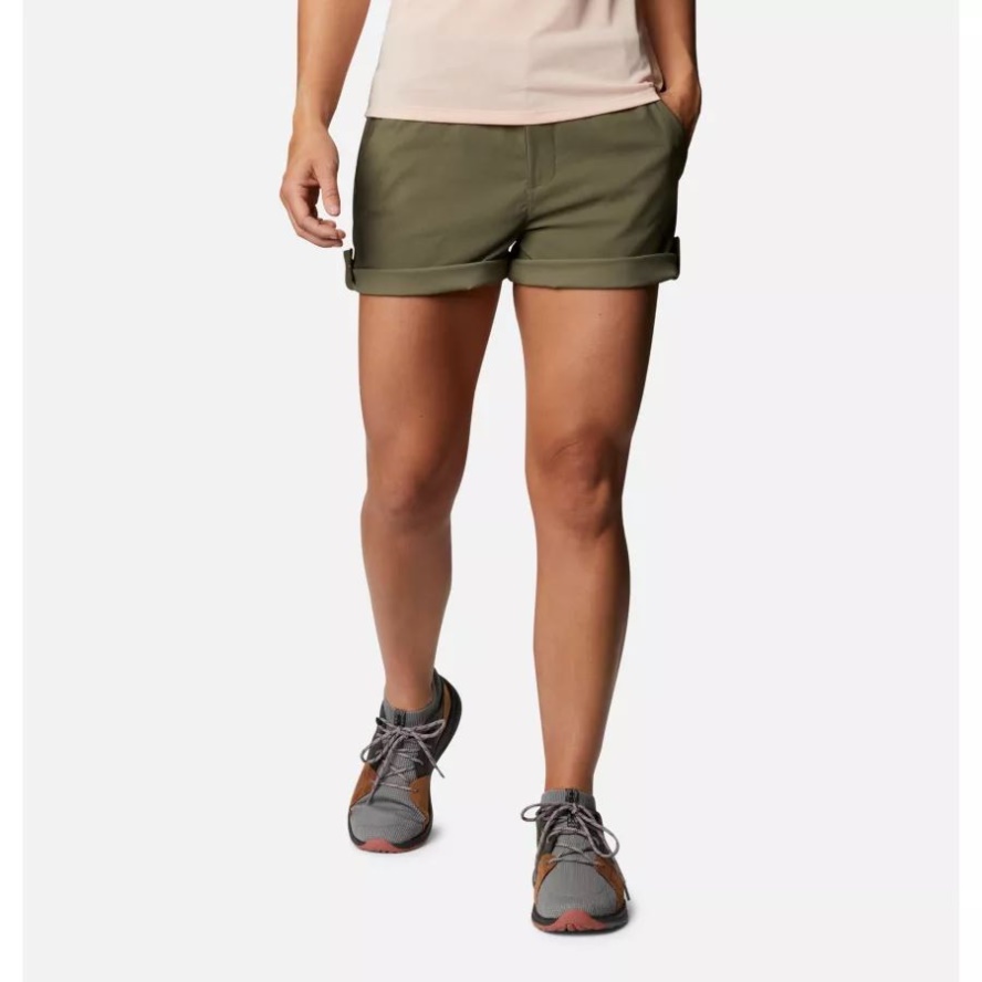 Women's Firwood Camp II Shorts Columbia Sale Stone Green