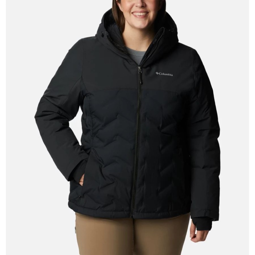 Women's Grand Trek II Down Jacket Plus Size Columbia Sale Black