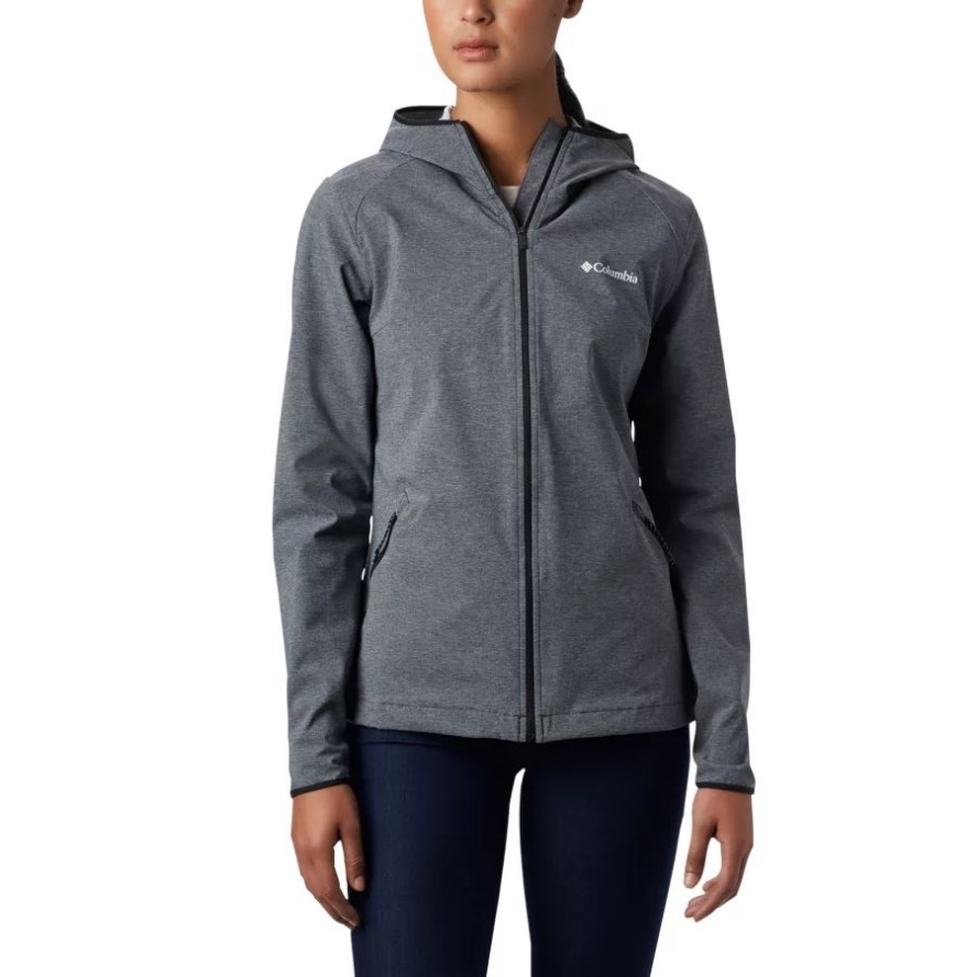 Women's Heather Canyon Softshell Jacket Black Columbia Sale