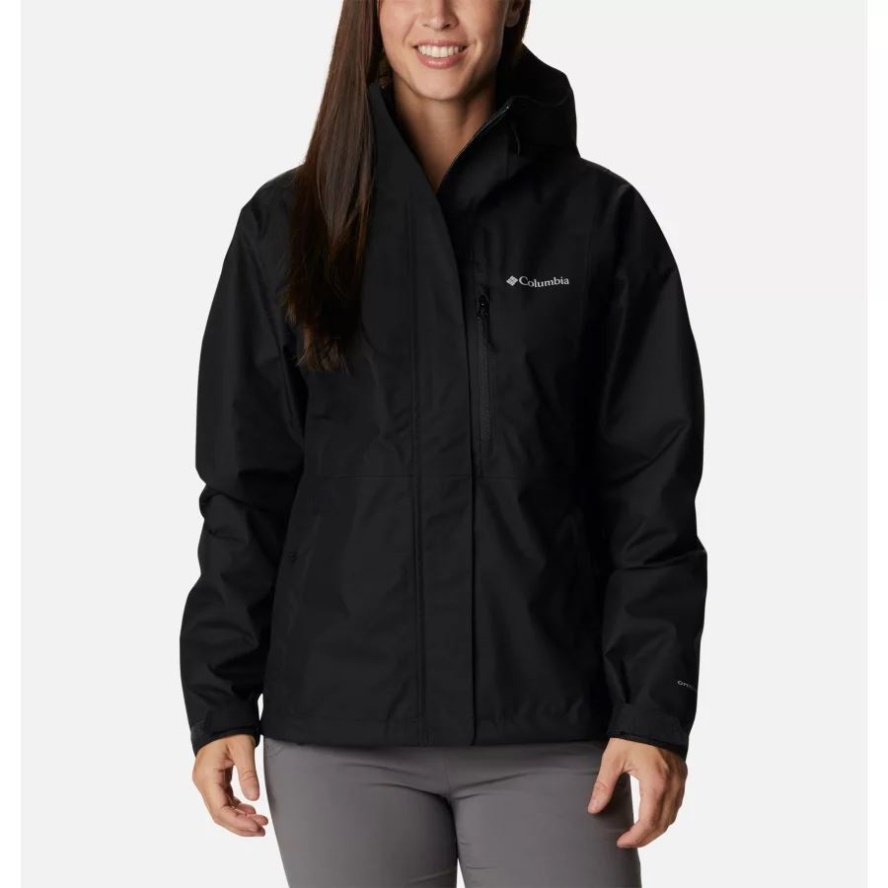 Women's Hikebound Waterproof Shell Walking Jacket Columbia Sale Black