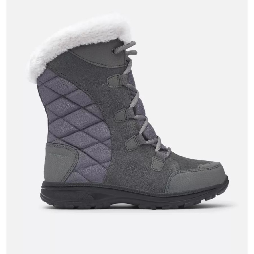 Women's Ice Maiden II Boot Wide Columbia Sale Shale/Dark Raspberry