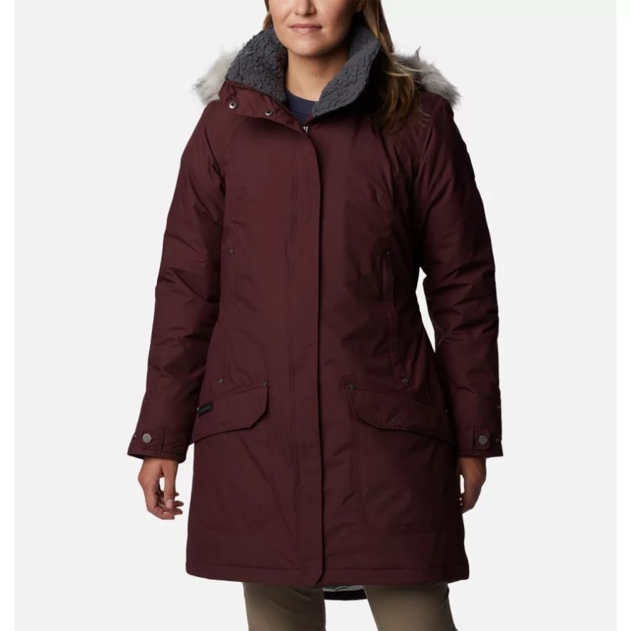 Women's Icelandite TurboDown Jacket Malbec Columbia Sale