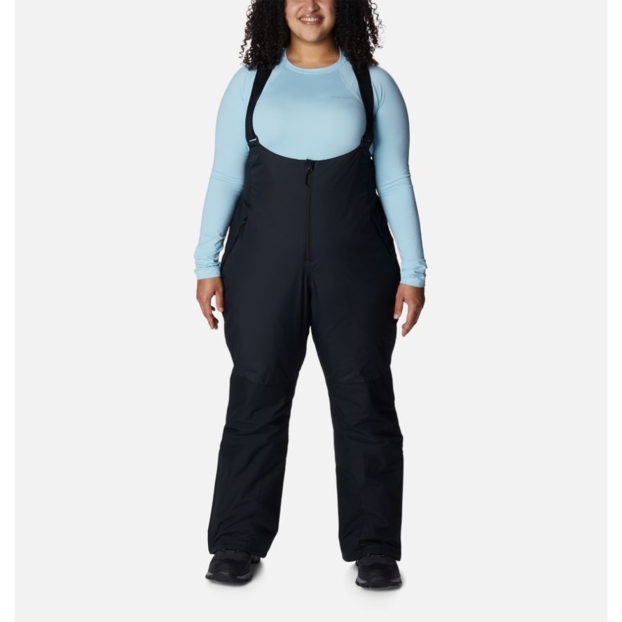 Women's Iceventure Bib Plus Size Columbia Sale Black