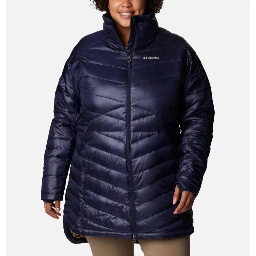 Women's Joy Peak Mid Omni-Heat Infinity Jacket Plus Size Dark Nocturnal Columbia Sale