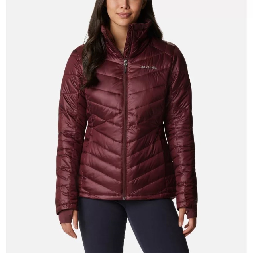 Women's Joy Peak Omni-Heat Infinity Insulated Jacket Malbec Columbia Sale