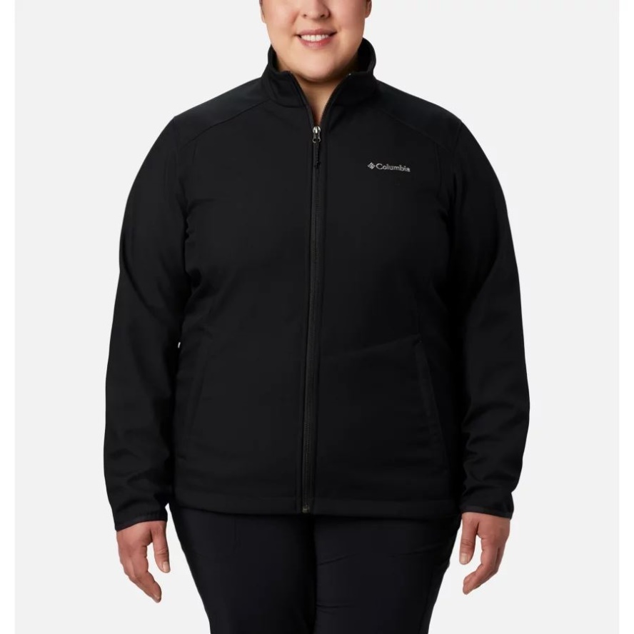 Women's Kruser Ridge II Softshell Plus Size Black Columbia Sale